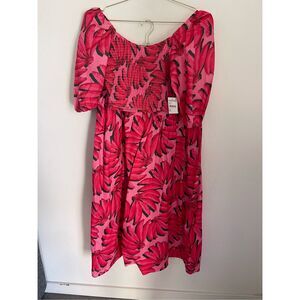 HT360 COLLECTIVE Banana Print Skirt & Top Set Size XS NWT